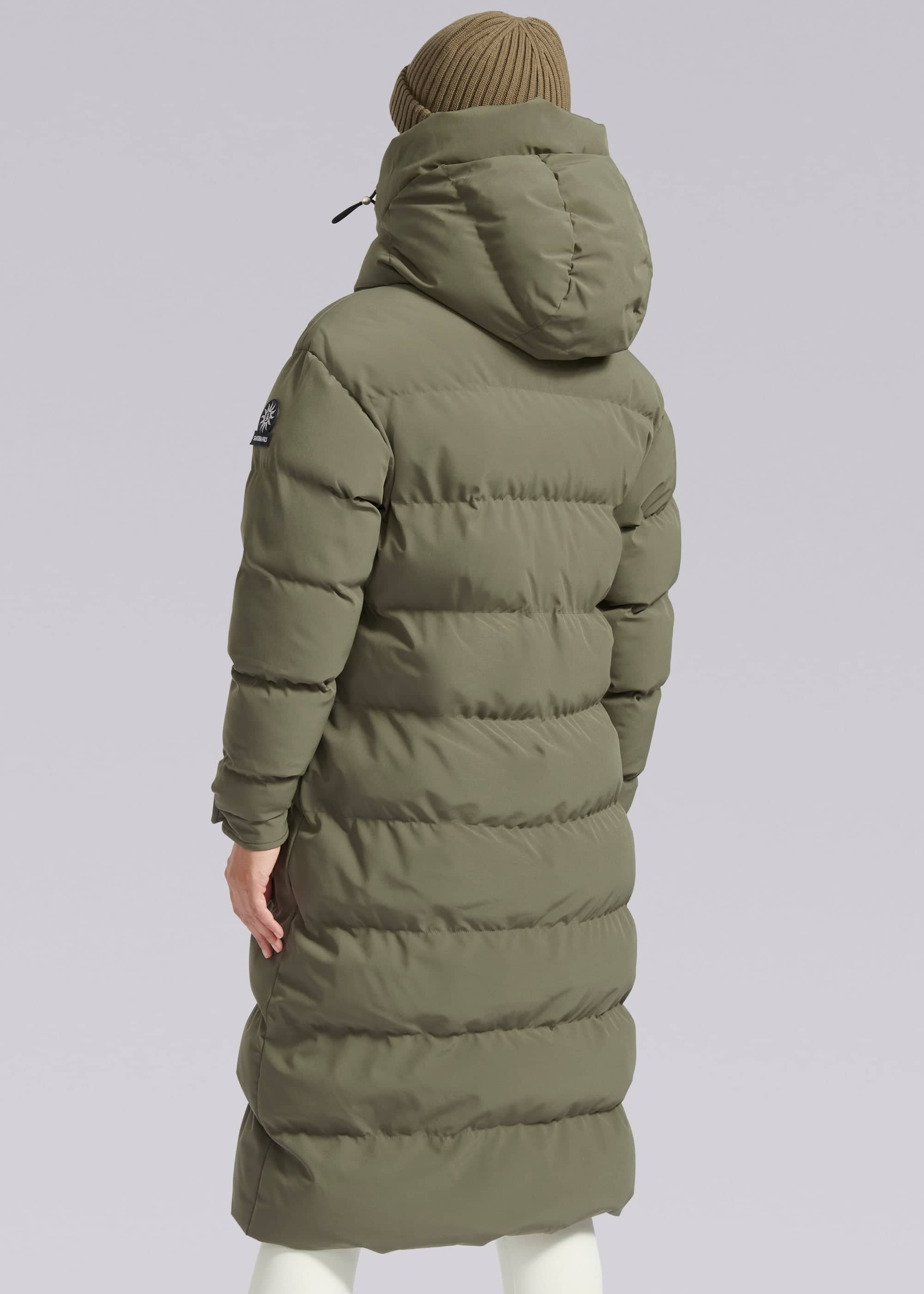 Sandbanks Haven Oversized Long Puffer - Khaki - Sandbanks