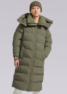Sandbanks Haven Oversized Long Puffer - Khaki - Sandbanks