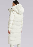 Sandbanks Haven Oversized Long Puffer - Off-White - Sandbanks
