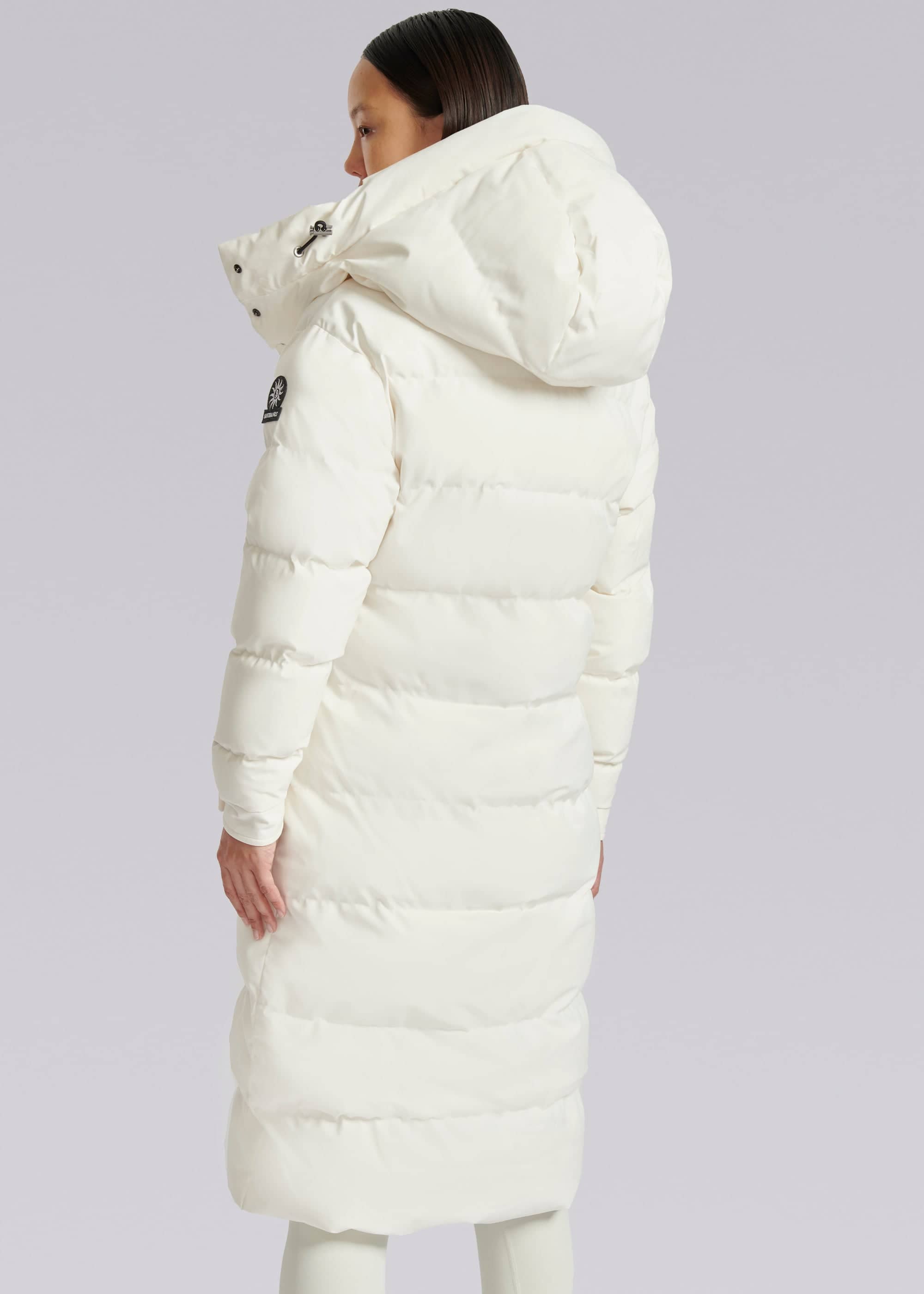 Sandbanks Haven Oversized Long Puffer - Off-White - Sandbanks