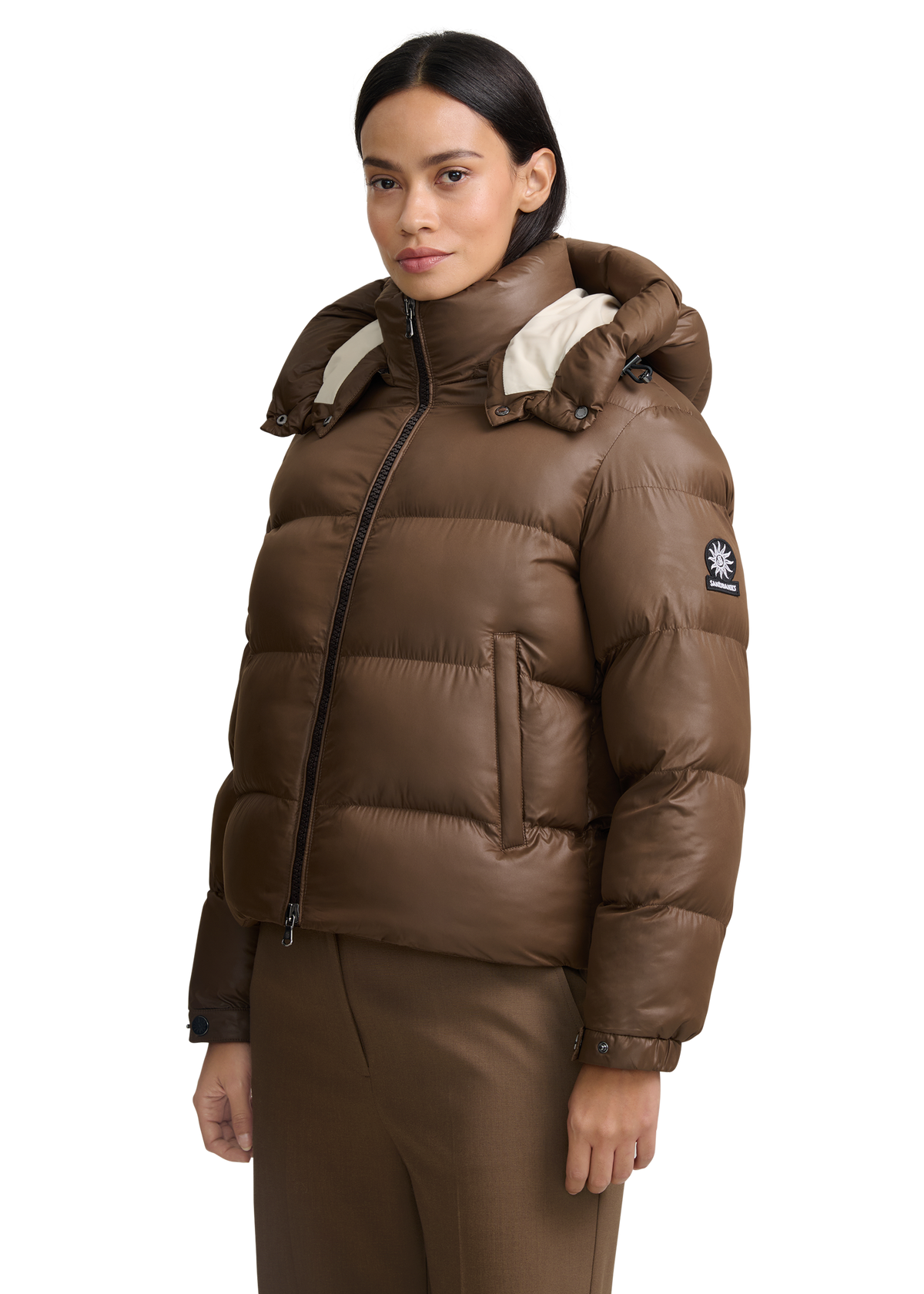Sandbanks Aurora Puffer - Brown