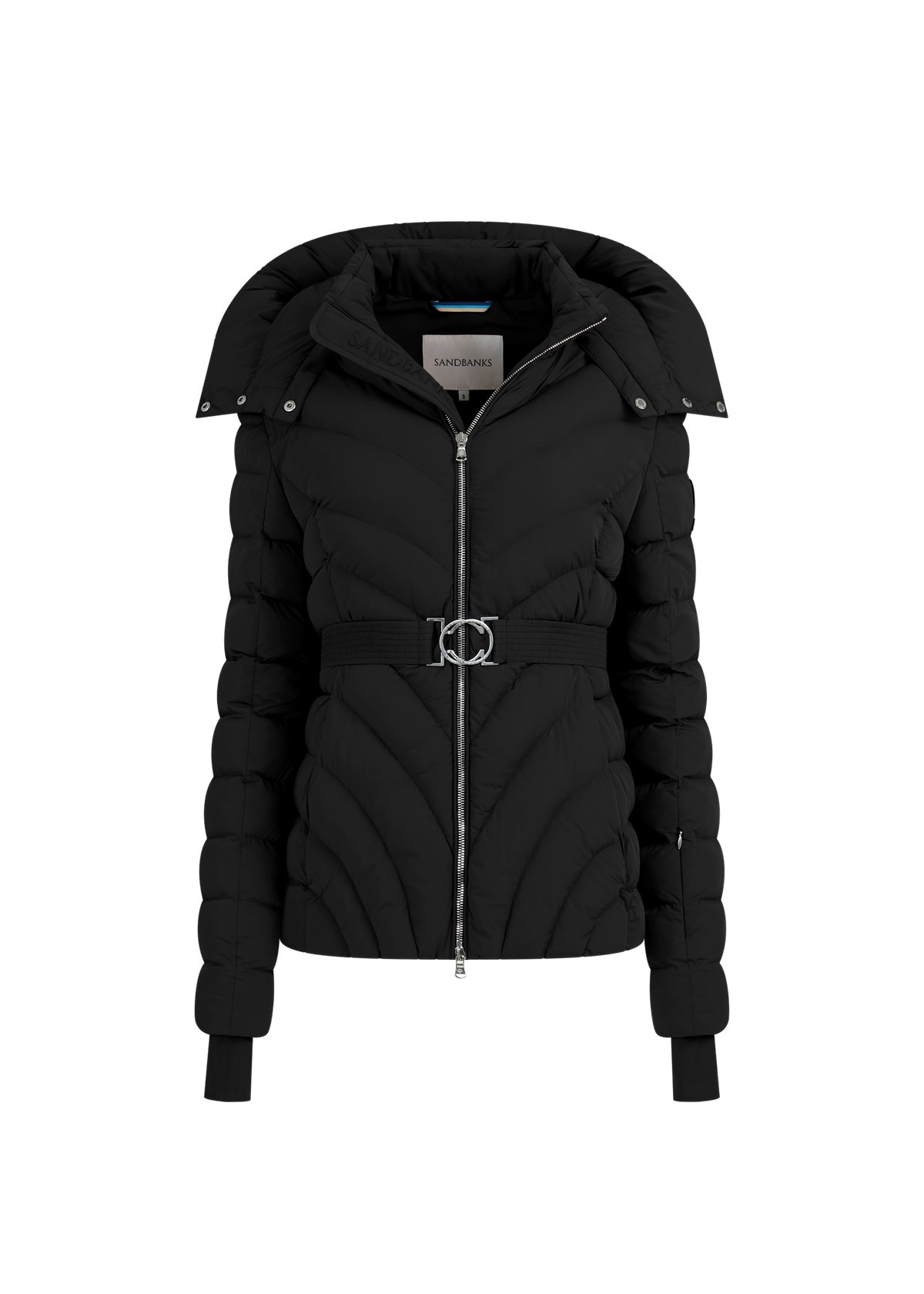 Avoriaz Micro Puffer Fitted Jacket - Black