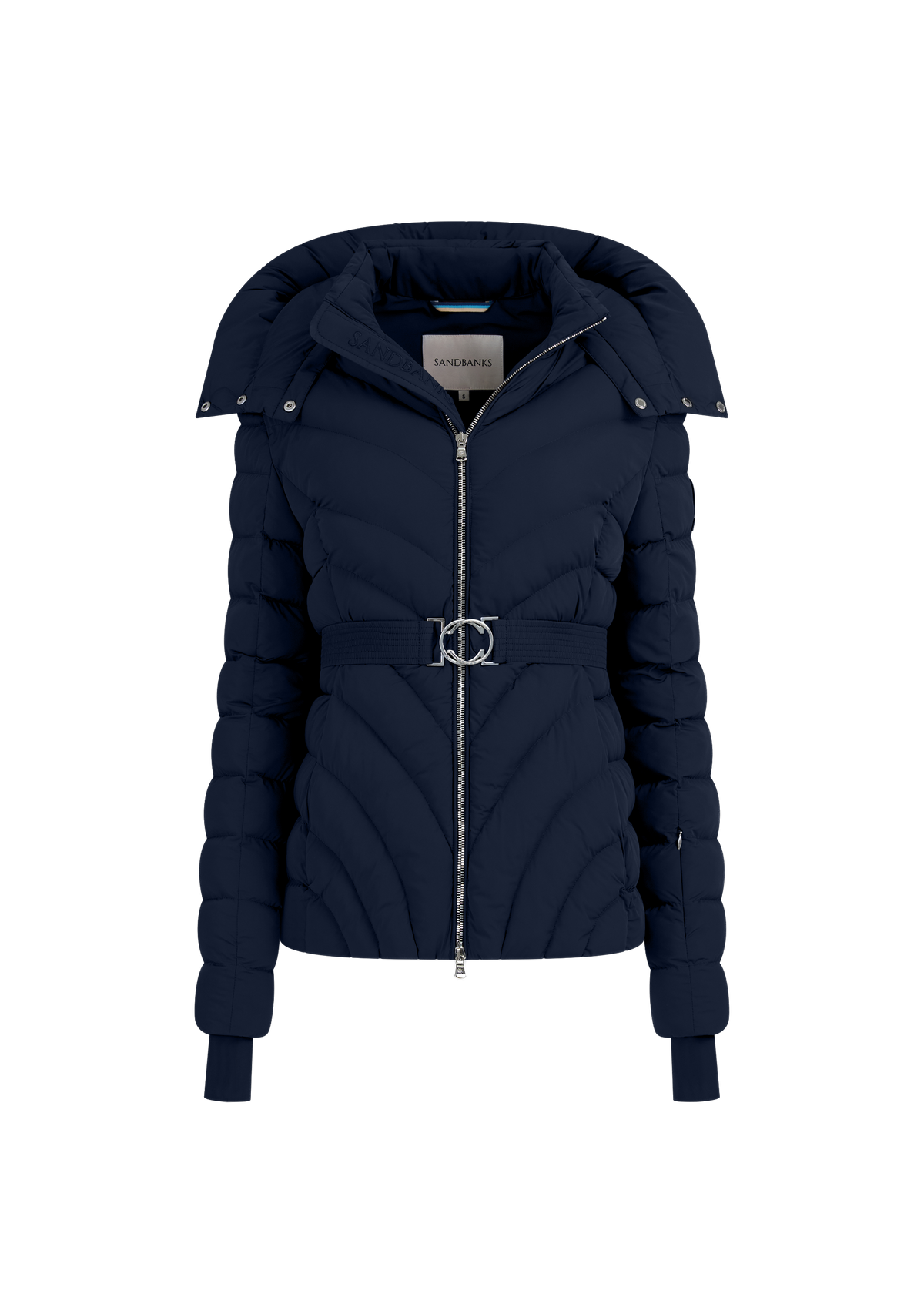 Avoriaz Micro Puffer Fitted Jacket - Navy