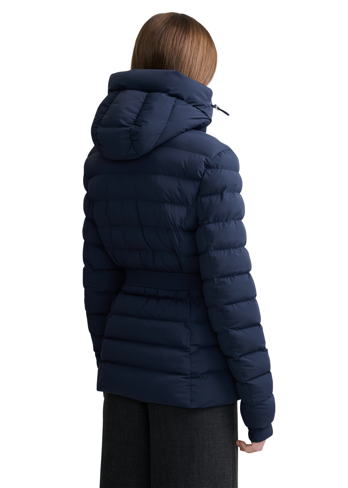 Avoriaz Micro Puffer Fitted Jacket - Navy
