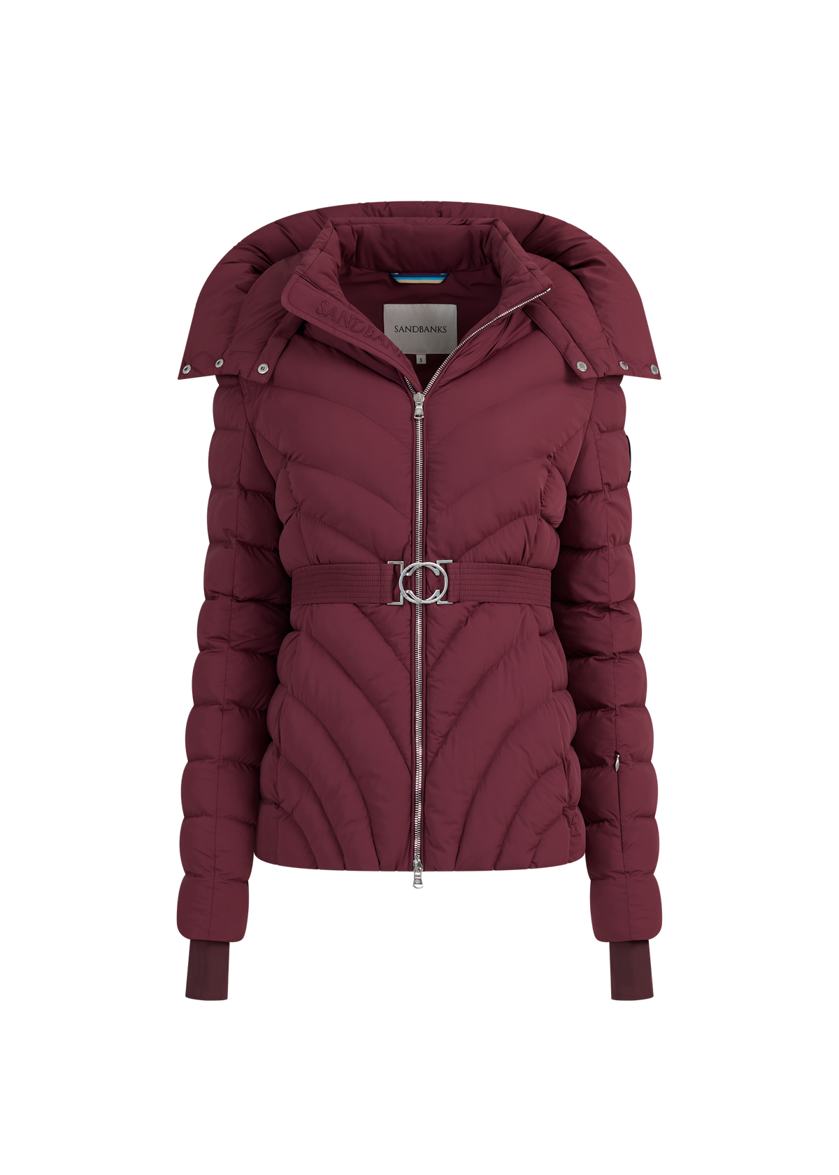 Avoriaz Micro Puffer Fitted Jacket - Port