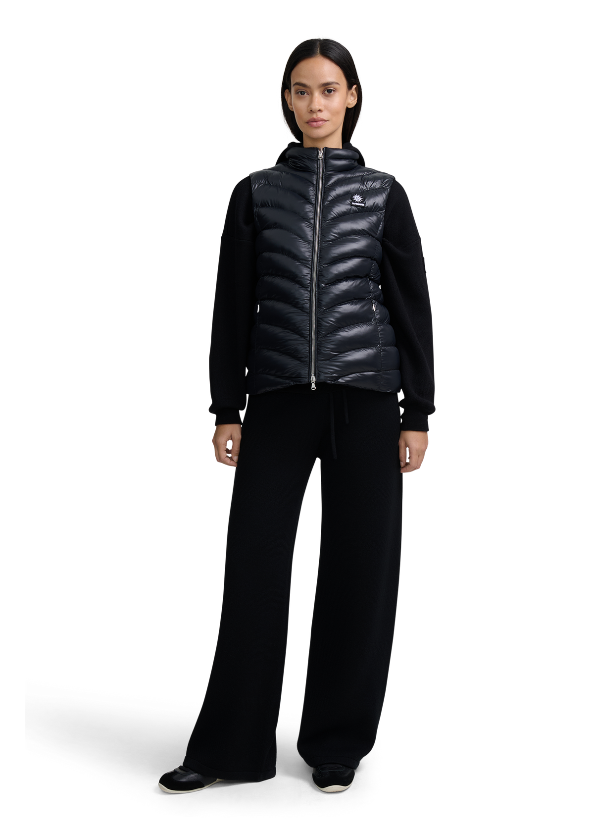 Marina Micro Puffer Gilet - Black