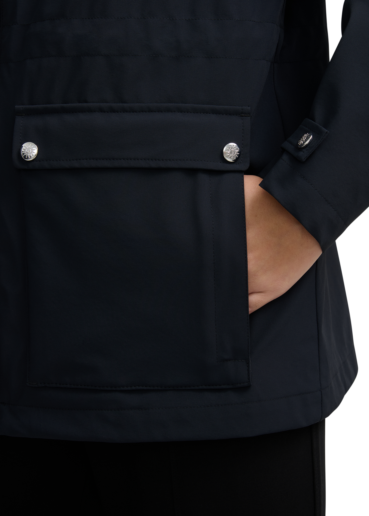 Seacombe Waterproof Utility Jacket - Black