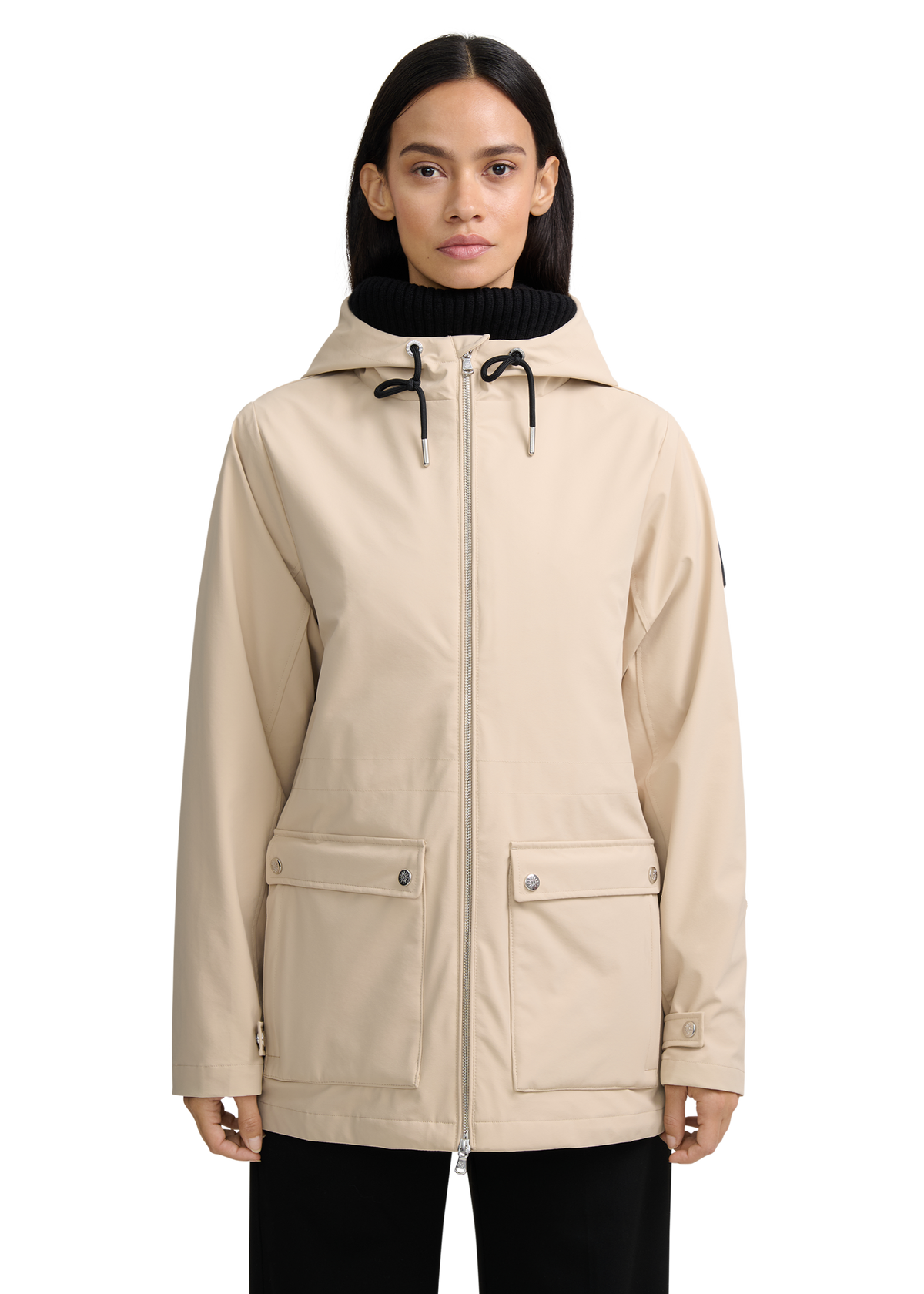 Seacombe Waterproof Utility Jacket - Stone