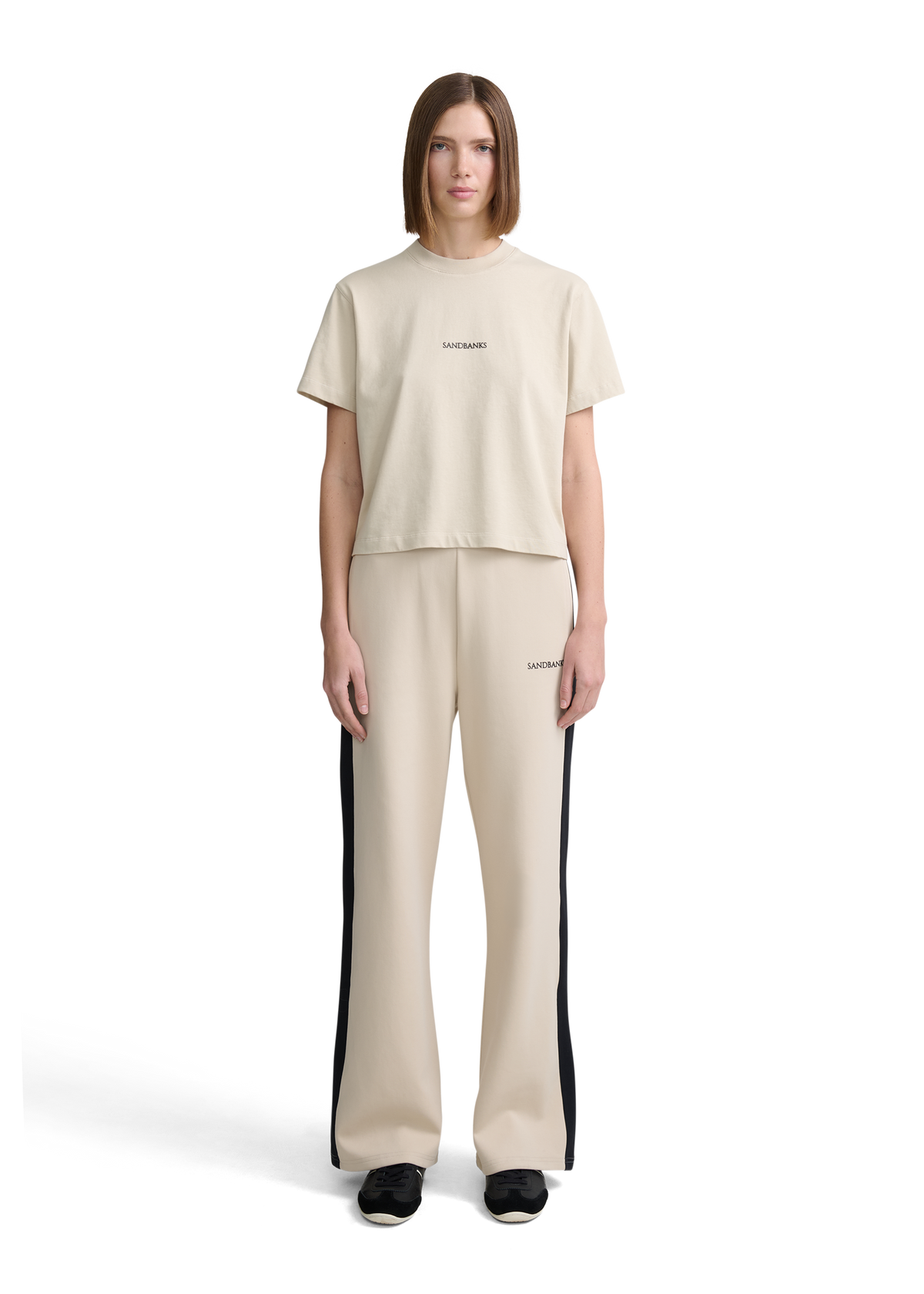 Relaxed Cotton Logo T-Shirt - Stone