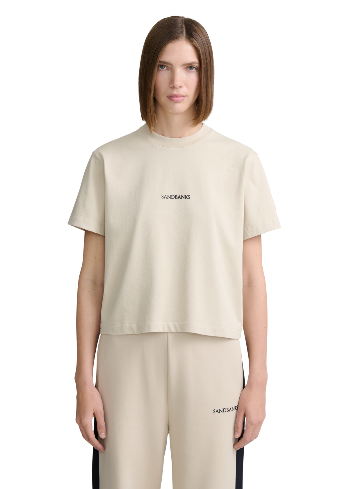 Relaxed Cotton Logo T-Shirt - Stone