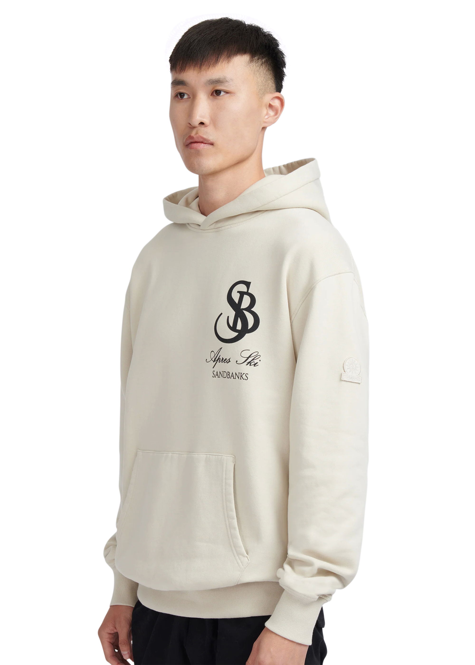 Sandbanks SB Après Ski Hoodie - Stone