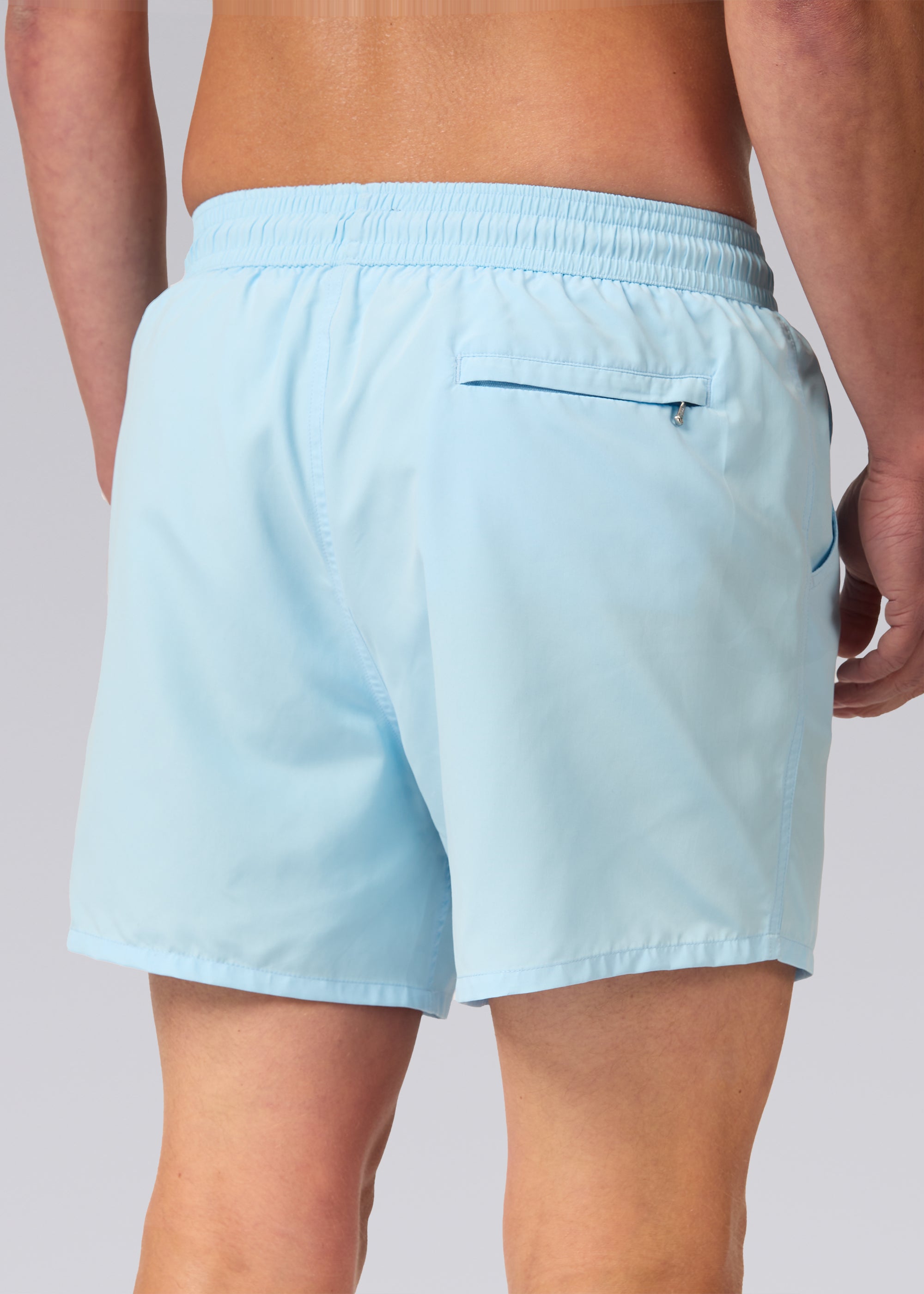 Sandbanks Badge Logo Swim Shorts - Crystal Blue - Sandbanks