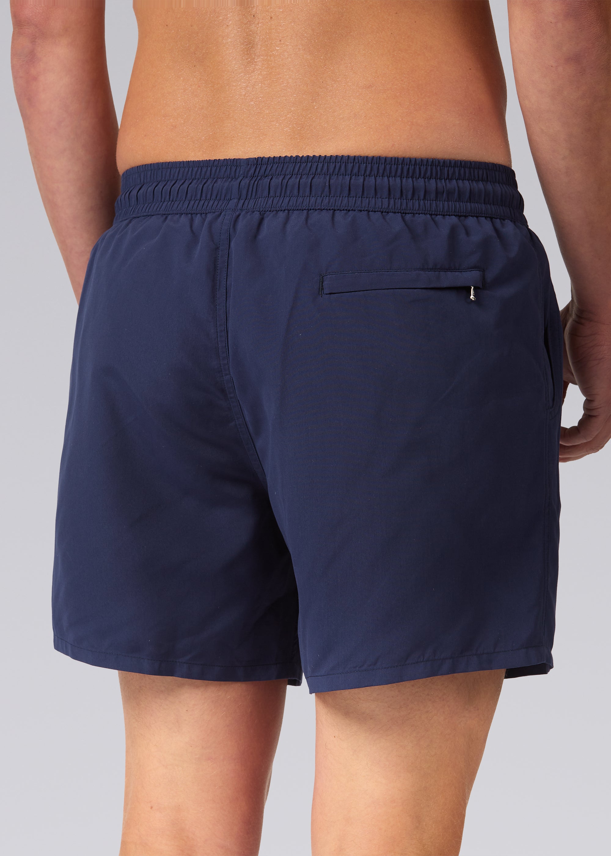 Sandbanks Badge Logo Swim Shorts - Navy - Sandbanks