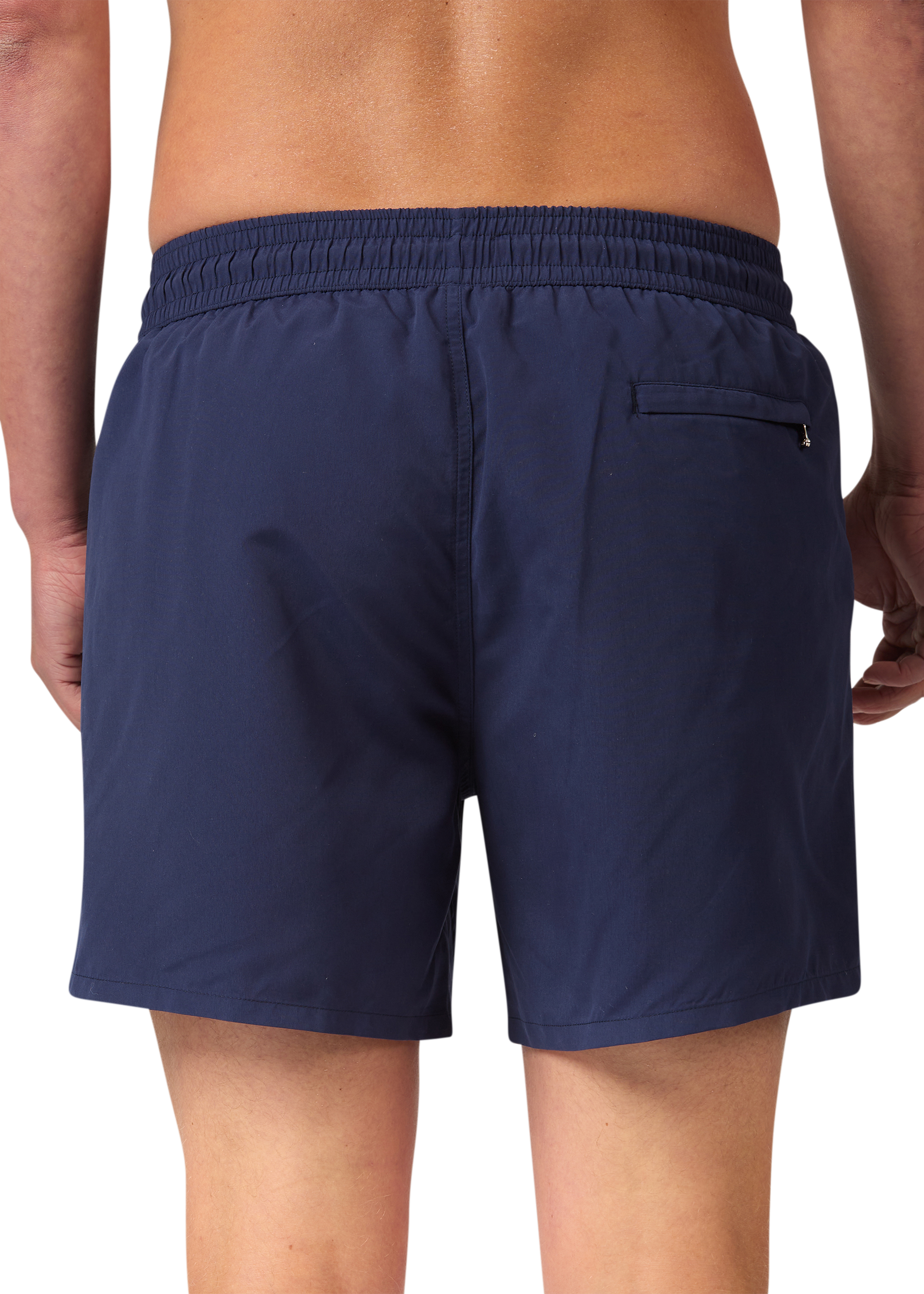 Sandbanks Badge Logo Swim Shorts - Navy