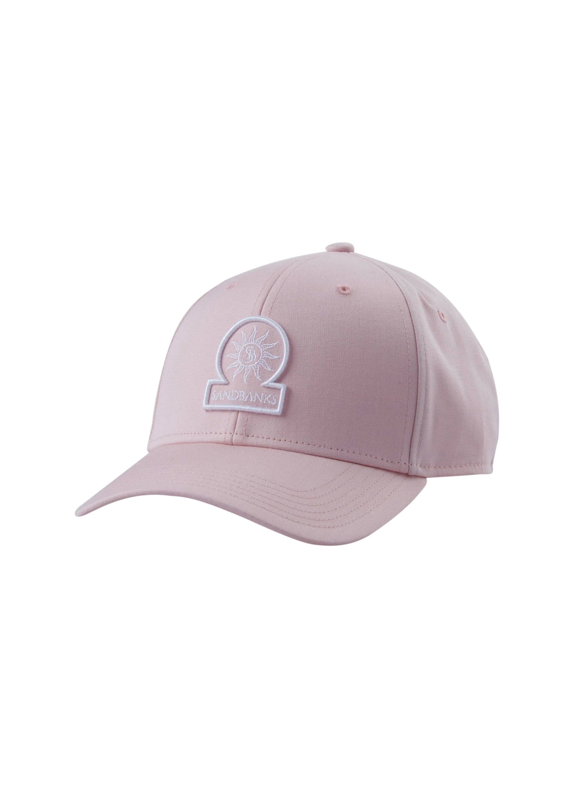 Sandbanks Badge Logo Cap - Crystal Rose