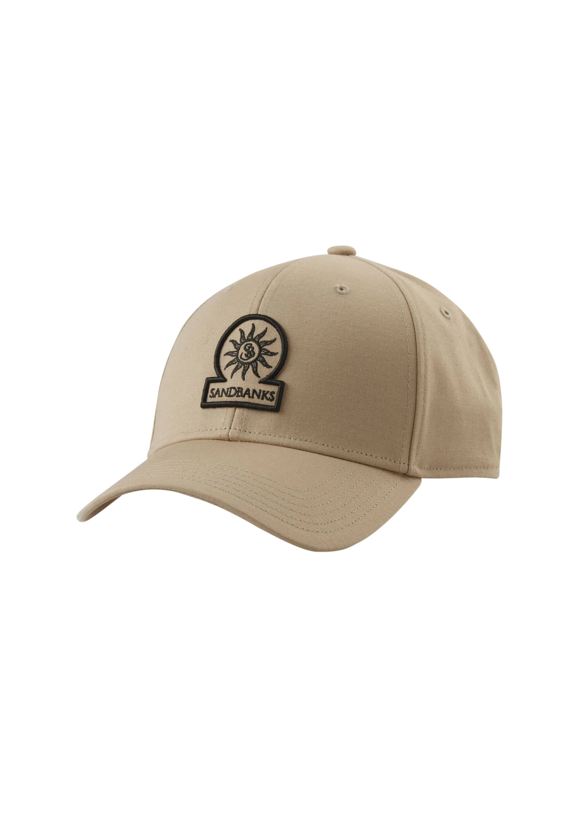 Sandbanks Badge Logo Cap - Sand