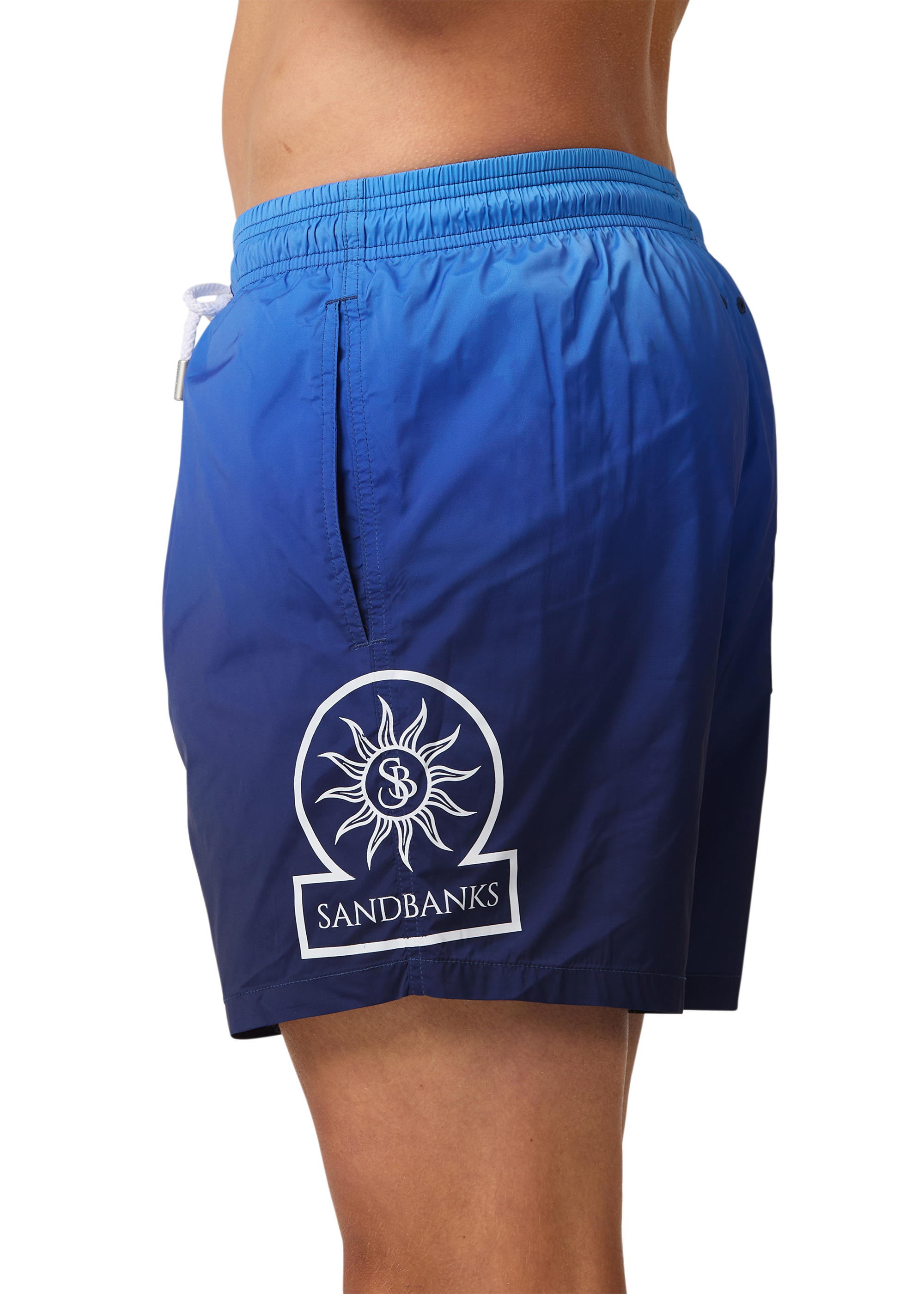 Sandbanks Moonlight Gradient Swim Shorts - Blue