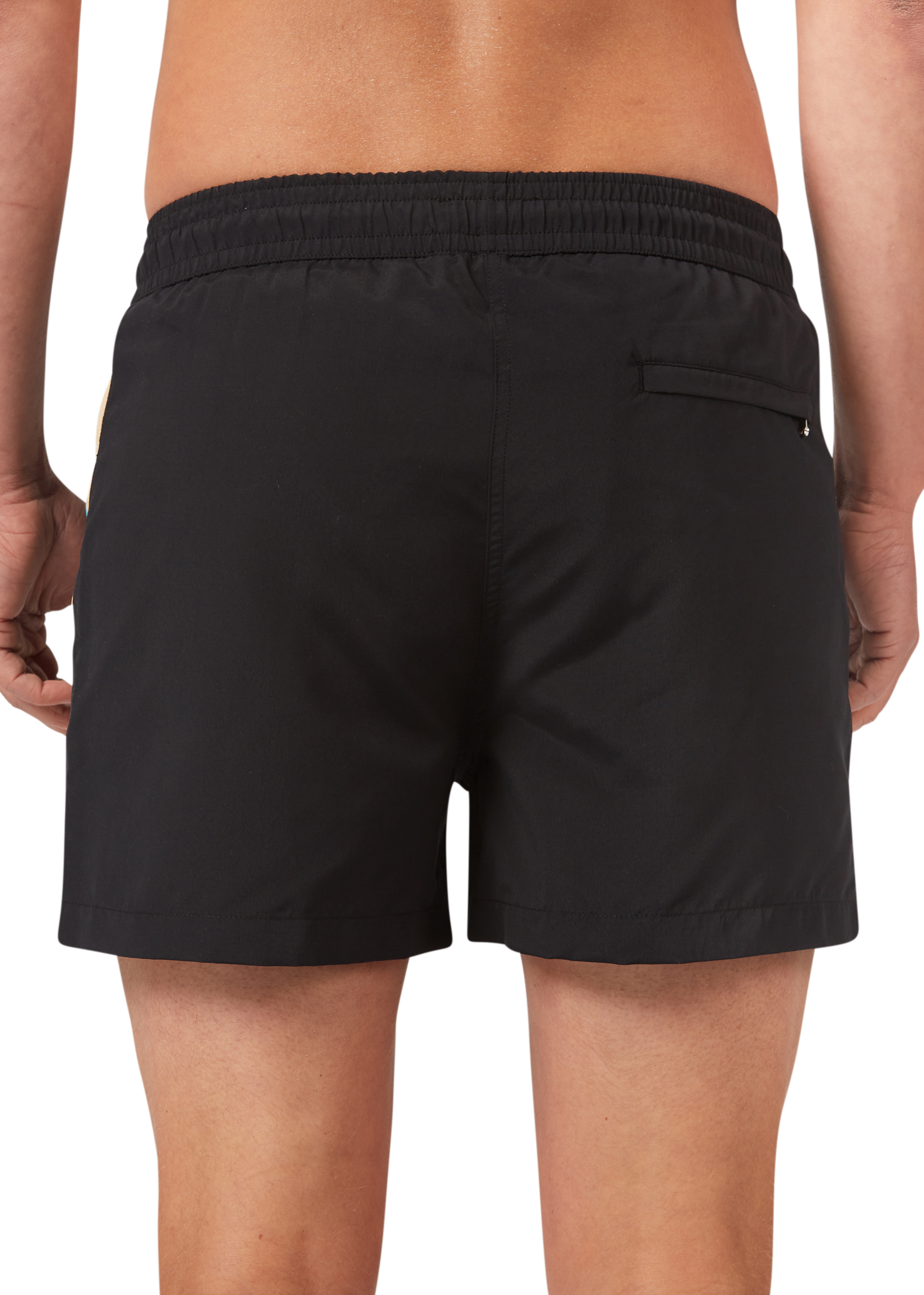 Sandbanks Retro Swim Shorts - Black
