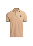 Sandbanks Badge Logo Polo Shirt sand