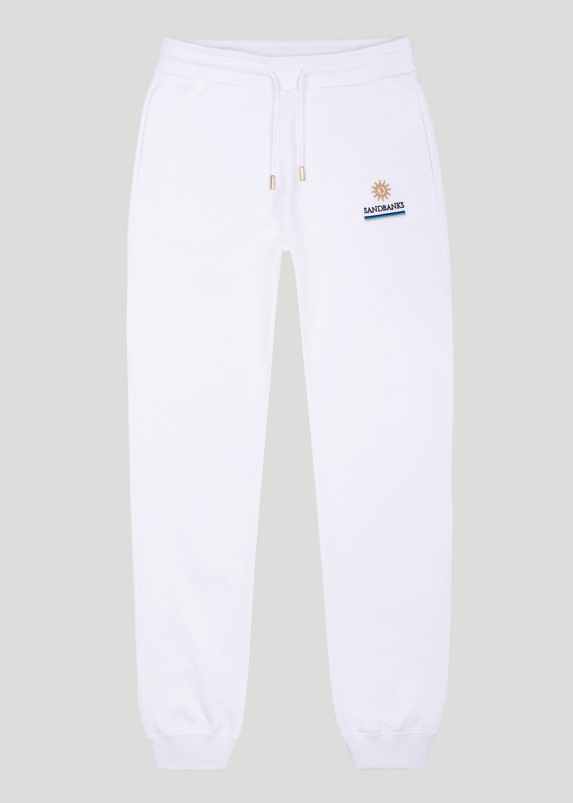 Sandbanks Women's OG Logo Sweatpants - White - sandbanksco.com