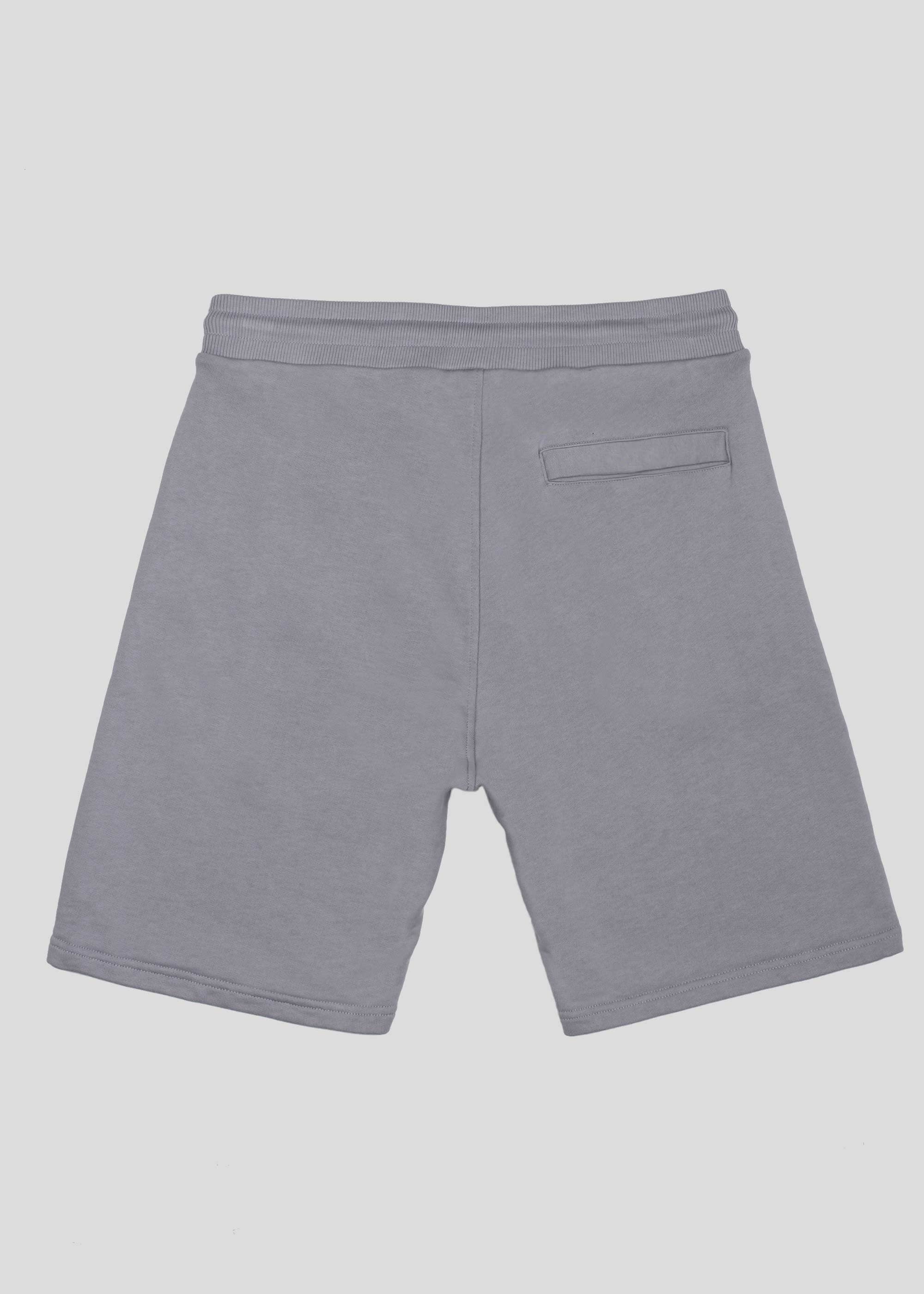 Sandbanks Badge Logo Sweat Short - Ultimate Grey - sandbanksco.com