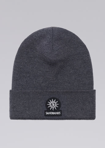 Sandbanks Merino Wool Beanie - Anthracite