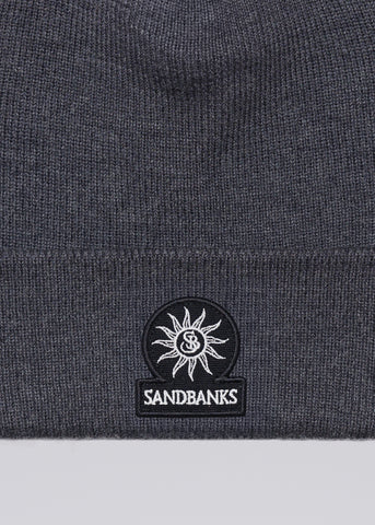 Sandbanks Merino Wool Beanie - Anthracite