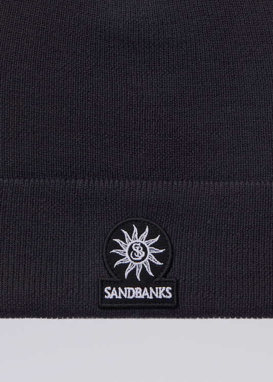 Sandbanks Merino Wool Beanie - Anthracite