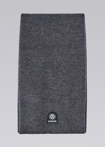 Sandbanks Women's Cashmere Beanie & Scarf Set - Grey