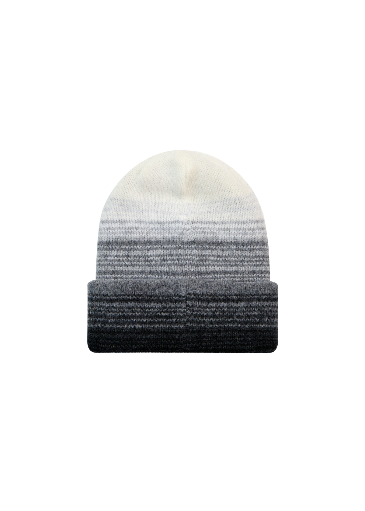 Tri-Colour Gradient Beanie - Black