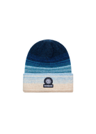 Tri-Colour Gradient Beanie - Navy