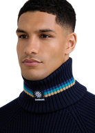 Tri-Colour Snood - Navy