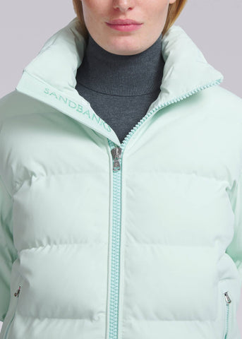 Sandbanks Belle Puffer Jacket - Mint - Sandbanks