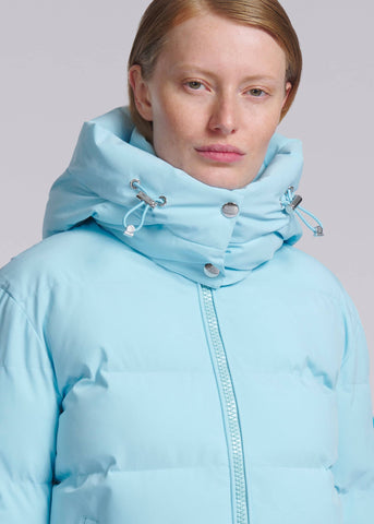 Sandbanks Belle Puffer Jacket - Crystal Blue - Sandbanks