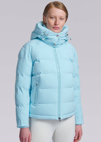 Sandbanks Belle Puffer Jacket - Crystal Blue - Sandbanks