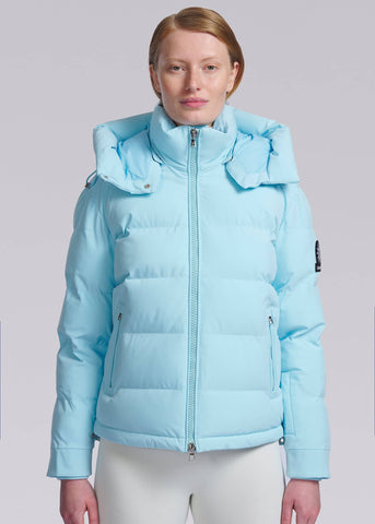 Sandbanks Belle Puffer Jacket - Crystal Blue - Sandbanks