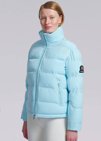 Sandbanks Belle Puffer Jacket - Crystal Blue - Sandbanks