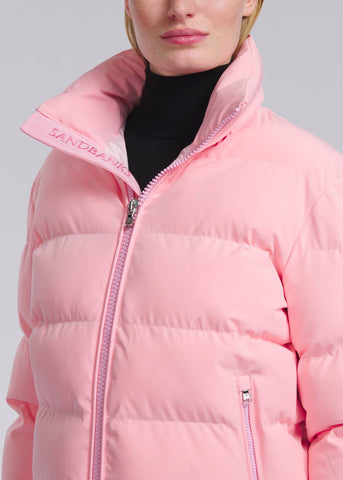 Sandbanks Belle Puffer Jacket - Crystal Rose - Sandbanks