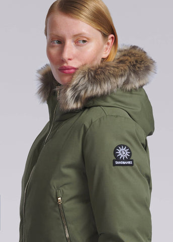 Sandbanks Bay Bomber Jacket - Khaki