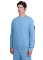 Sandbanks Badge Logo Sweatshirt - Dusty Blue