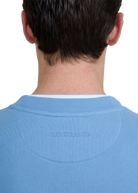 Sandbanks Badge Logo Sweatshirt - Dusty Blue