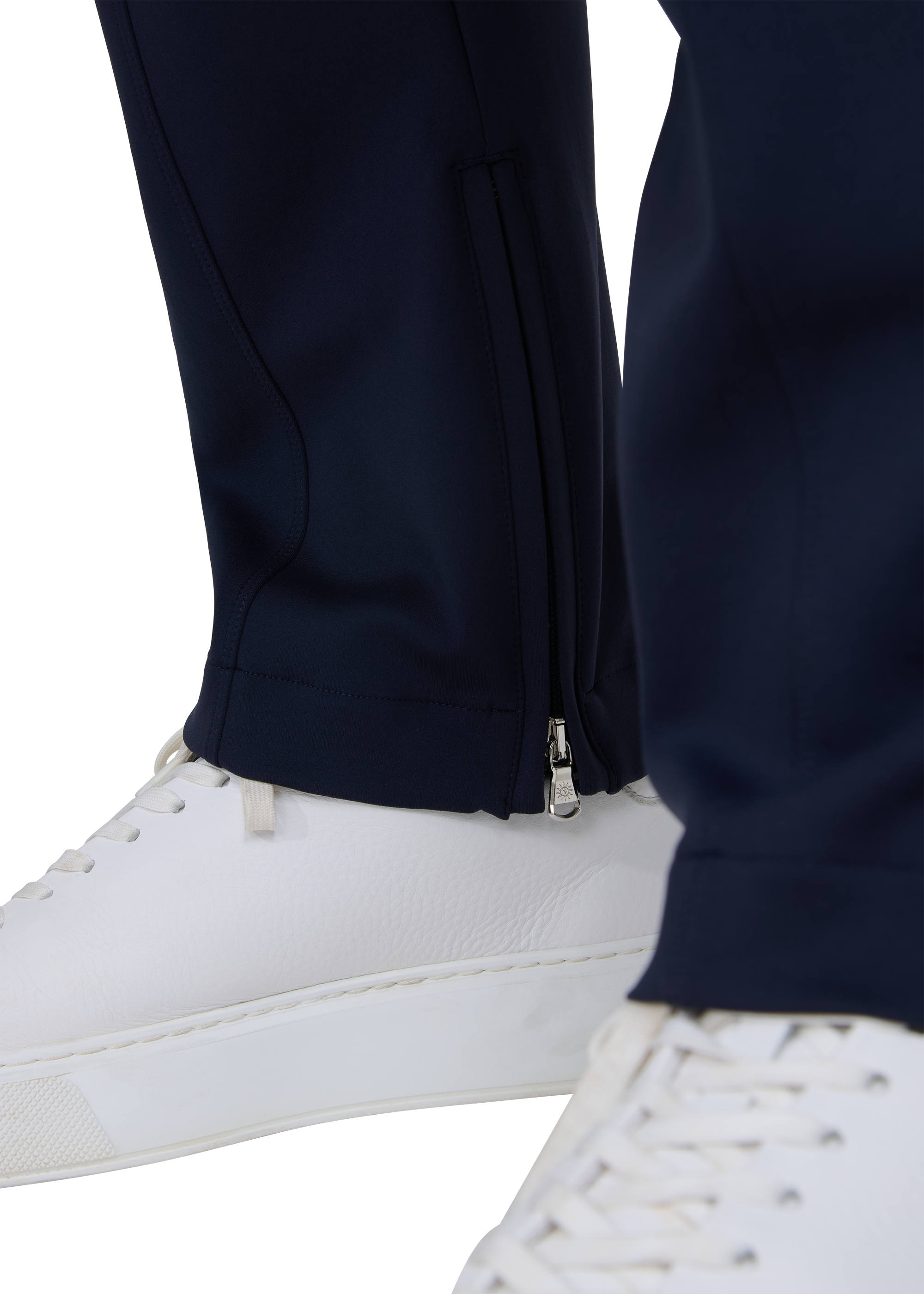 Contrast Stripe Track Pant - Navy