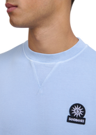 Sandbanks Mineral Wash T-Shirt - Dusty Blue