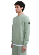 Sandbanks Badge Logo Mineral Wash Sweatshirt - Sage