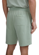 Sandbanks Badge Logo Mineral Wash Short - Sage