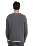 Sandbanks Badge Logo Mineral Wash Sweatshirt - Slate