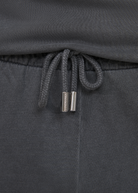 Sandbanks Badge Logo Mineral Wash Short - Slate