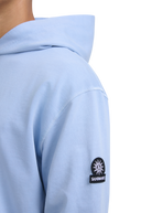 Sandbanks Mineral Wash Hoodie - Dusty Blue