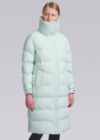 Sandbanks Haven Oversized Long Puffer - Mint - Sandbanks