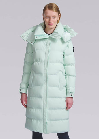 Sandbanks Haven Oversized Long Puffer - Mint - Sandbanks